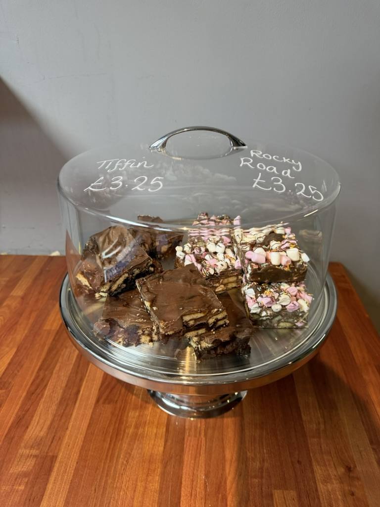 Cake selection at Boomerang café